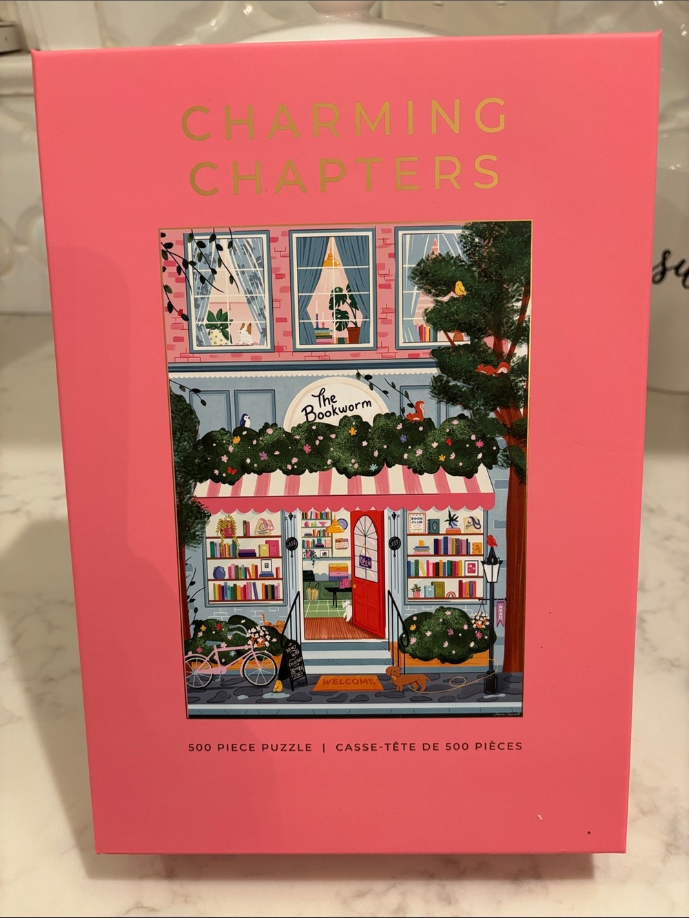Hobbry Charming Chapters 500 Piece Puzzle - Pink Box